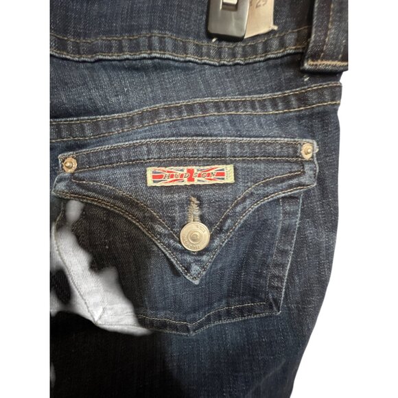 Hudson Womens Bootcut Jeans Size 29 Made In USA Dark Wash Denim - Picture 6 of 7